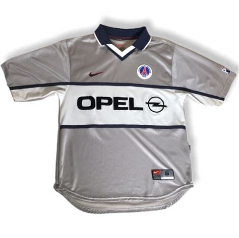 Vintage Paris Saint Germain Psg Opel Mens Soccer Jersey 2000 2001 Size