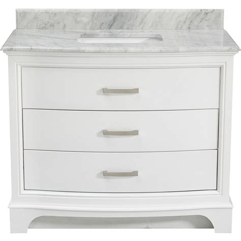 Maybe you would like to learn more about one of these? Shop allen + roth Tennaby White Marble Undermount Single ...