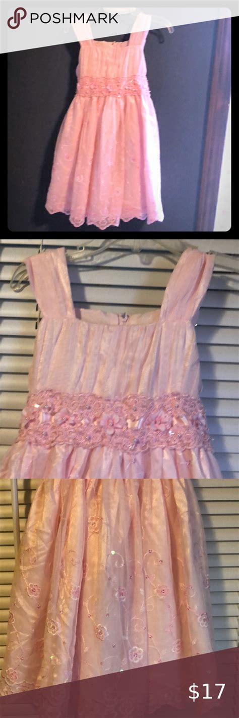 Pink Formal Girls 3t Sleeveless Dress Dresses Sleeveless Dress Kids