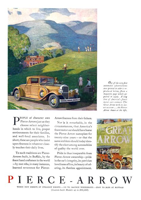 Pierce Arrow Advertising Campaign 1930 Blog