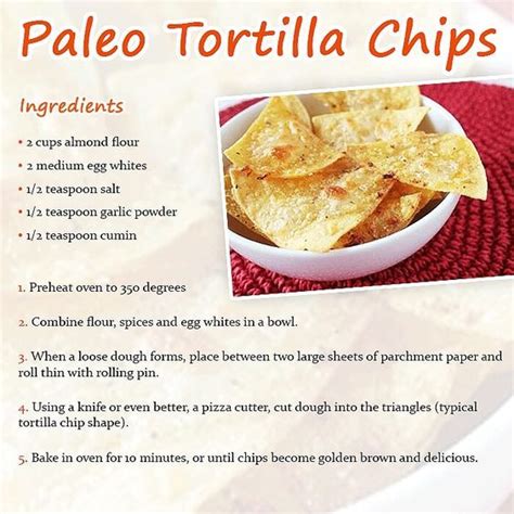 How many carbs in tortilla chips and salsa. Homemade Paleo Tortilla Chips | Recipe | Food recipes, How ...