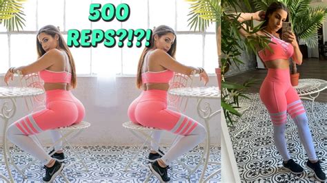 500 REPS LEG BOOTY WORKOUT Intense Leg Day YouTube