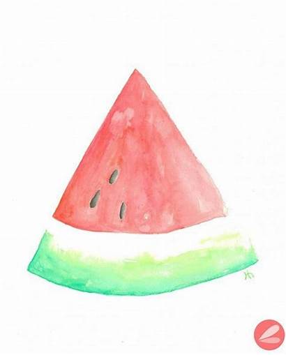 Watermelon Watercolor Printable Slice Clipart Summer Printables