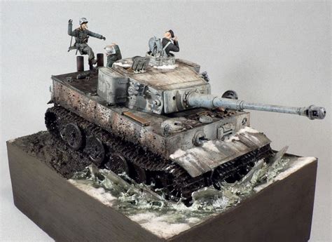 Tiger 1 135 Scale Model Diorama Scale Models Military Modelling