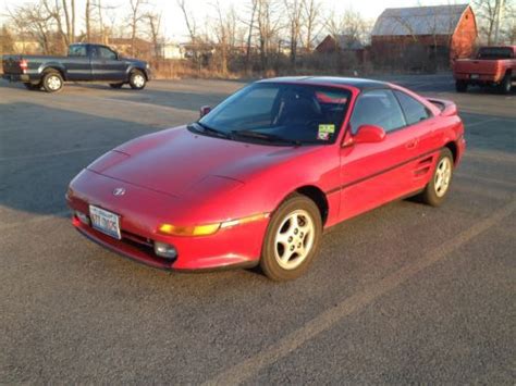 Sell Used 1991 Red Toyota Mr2 Turbo Leather 200hp 84k Mile Rare Low