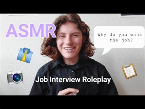 Asmr Job Interview Roleplay Soft Spoken Writing Sounds Positive