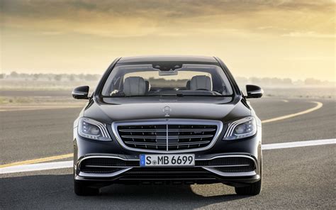 Download Wallpapers Mercedes Maybach S Class 2017 S650 Front View