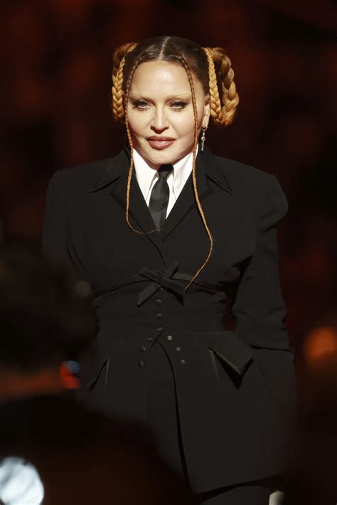 Madonna Adds Edgy Spin To Formal Dressing At Grammy Awards 2023 Wwd