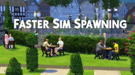 Faster Sim Spawning The Sims 4 Mods Traits The Sims 4
