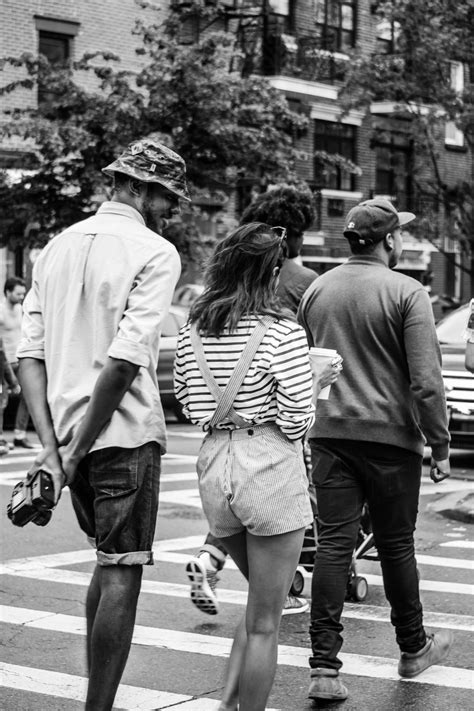 Free Images Pedestrian Walking Black And White People Road