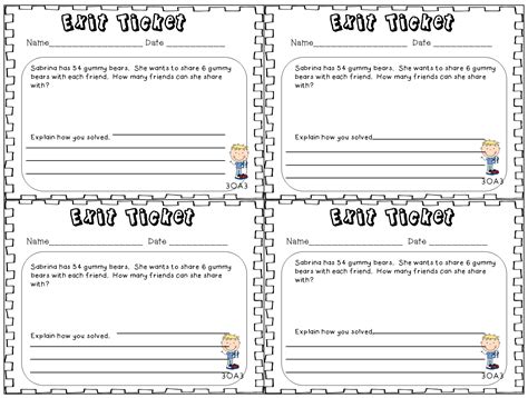 Math love free exit ticket templates. The Best Exit Tickets Printable | Clifton Blog