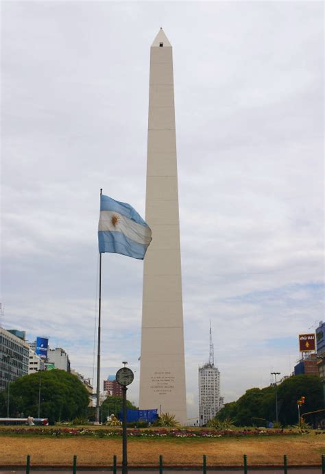 Visiting The Obelisk And July 9 Avenue Buenos Aires Argentina