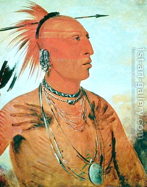 George Catlin 1796 1872 Brave Chief 1832 George Catlin