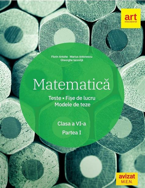 Matematica Clasa Sem Teste Fise De Lucru Modele De Teze Marius Antonescu Florin