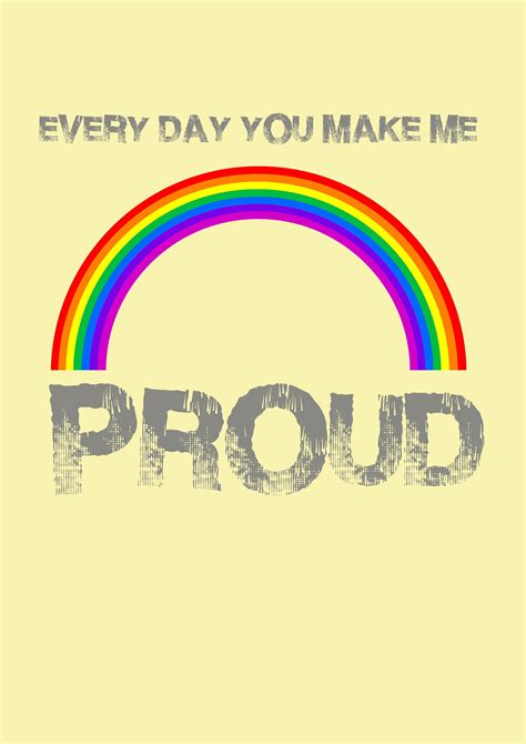 Every Day You Make Me Proud Greeting Card Etsy Uk