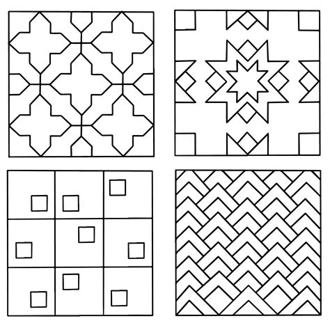 Zentangle Patterns Printable