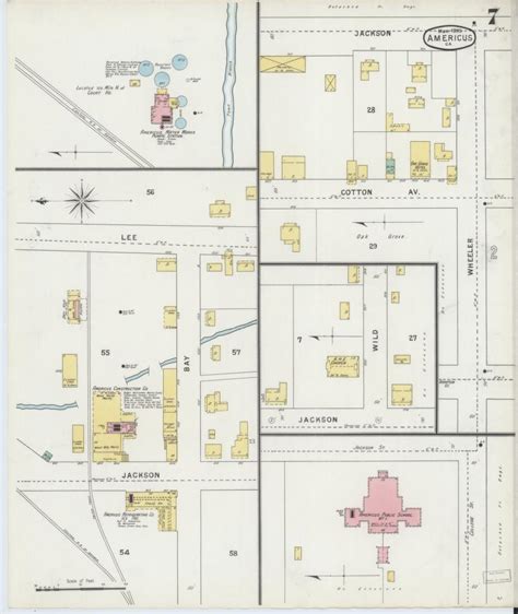 Image 7 Of Sanborn Fire Insurance Map From Americus Sumter County