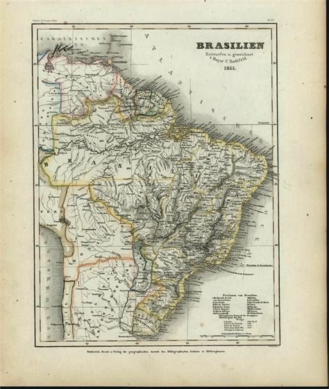 Best photos you will ever see. South America Brazil Uruguay Paraguay 1851 Radefeld ...