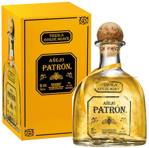 Tequila Patrón Añejo 750 Ml Na Casa Da Bebida