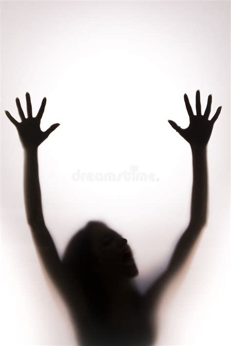 Trapped Woman Back Lit Silhouette Stock Photos Free And Royalty Free