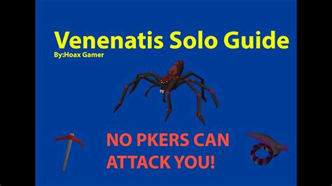 Osrs venenatis guide (both south & north safespots) | how i fight venenatis. OSRS - Venenatis Solo Guide - Pkers Cant Attack you! - Runescape 2007 - YouTube