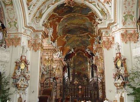 Before entering the church, pilgrims usually stop at the. Einsiedeln Abbey | Architecture details, Cathedral, Old ...