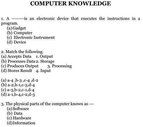 Computer Knowledge Mcq Multiple Choice Questions And Answers Pdf Hot