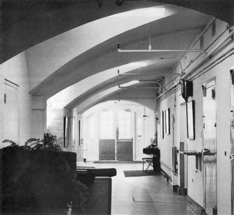 A family restroom is located on the basement level of the east wing. Basement Hall - White House Museum