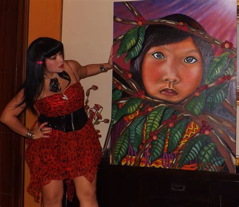 Lineth Márquez pintora panameña Esperanza Ngäbe pintura de Lineth Márquez