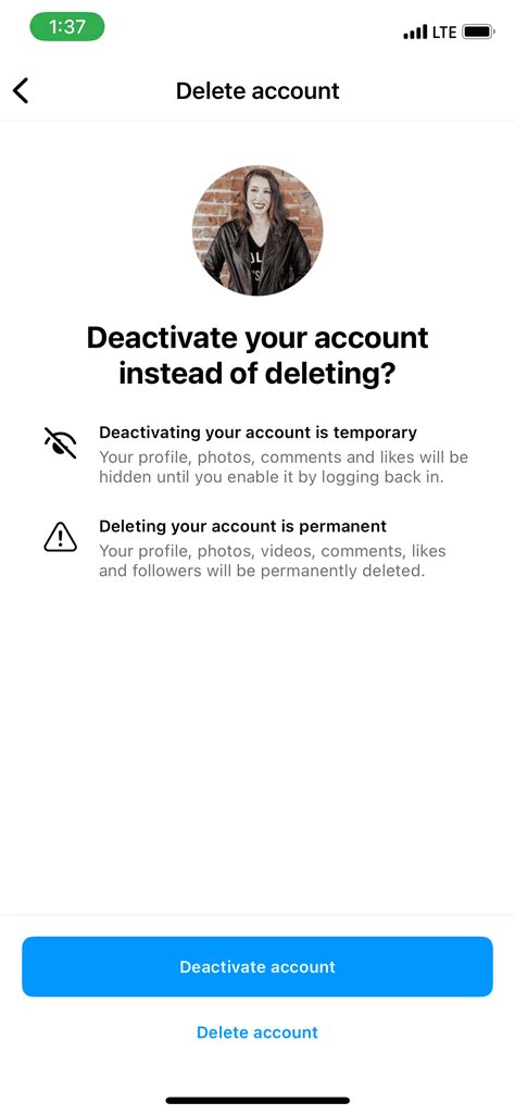 How To Delete An Instagram Account The Easy Way Vii Digital