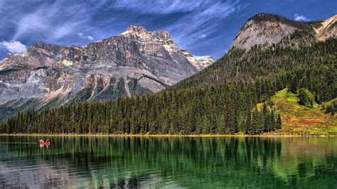 Wallpaper Emerald Lake Yoho National Park British Columbia Canada Hd