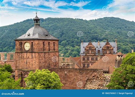 Heidelberg Castle Germany Stock Photo Image Of River 186576062