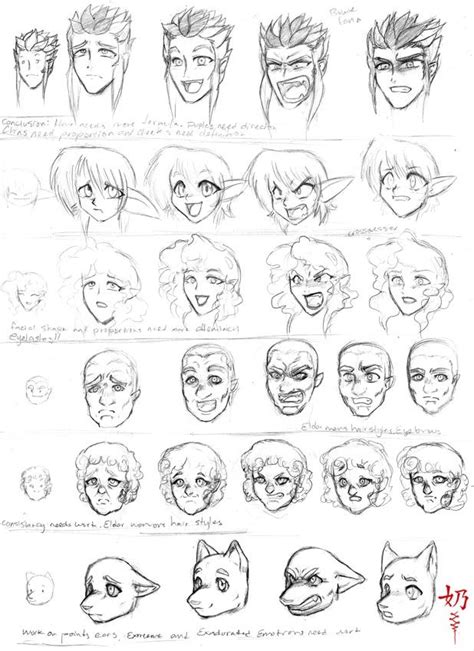 Study Expressions By Nai Xain On Deviantart Drawing Expressions