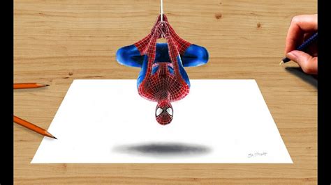 Standard printable step by step. 3D Colored Pencil Drawing: the Amazing Spider-Man 2 ...