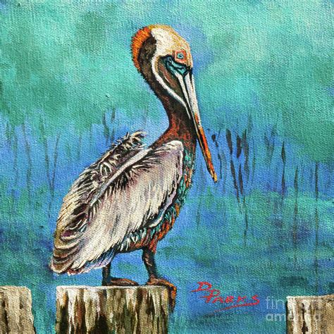 Louisiana Brown Pelican Painting By Dianne Parks