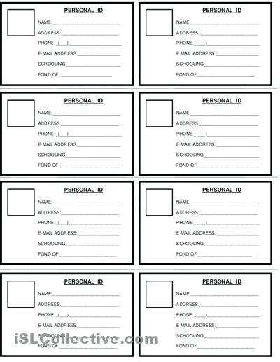 83 How To Create Spy Id Card Template Photo For Spy Id Card Template