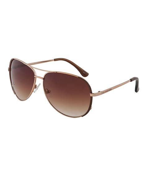 this michael kors rose gold aviator sunglasses by michael kors is perfect zulilyfinds rose