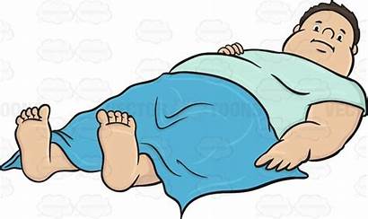 Down Laying Lying Clipart Cartoon Clip Person