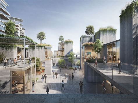 Odas First Chinese Project Is A Tiered Greenery Topped Gathering Spot