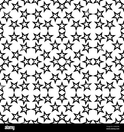 Star Seamless Pattern Vector Illustration Stock Vector Image And Art Alamy