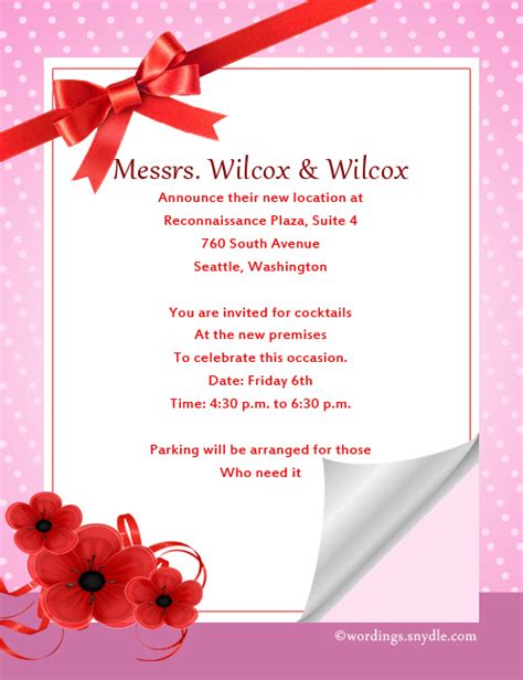 New free exhibition invitation design strategies designing wedding invitations could be judgmental as you can find odds of engaging in a maze of diff #design #exhibition #free #invitation #strategies. Open House Invitation Wording Samples - Wordings and Messages