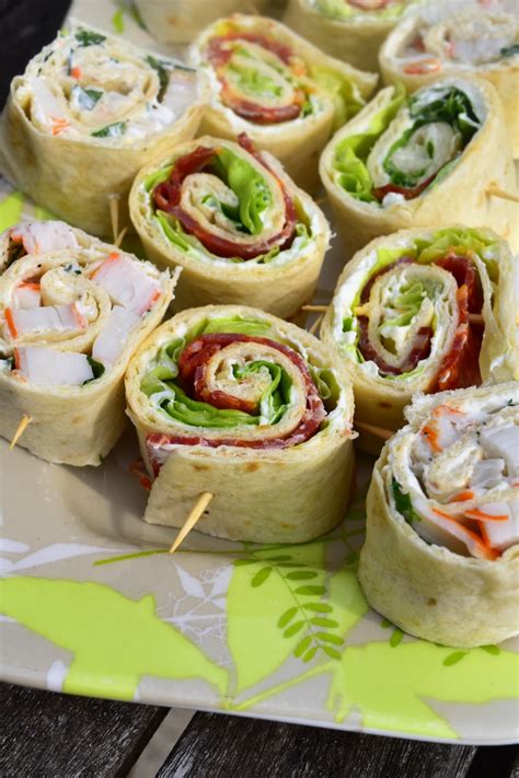 Wrap apéro recette facile de wrap maison