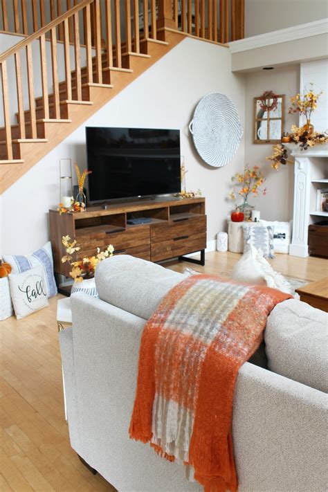 Cozy Fall Living Room Decor Clean And Scentsible