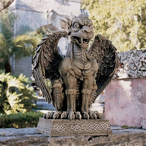 Related:large dragon statues dragon garden statues outdoor dragon statues dragon figurines asian dragon statues. Design Toscano Boden Gargoyle Sentinel Sculpture - Garden ...