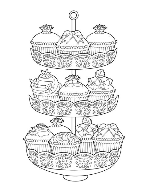 Free Printable Tea Party Coloring Pages