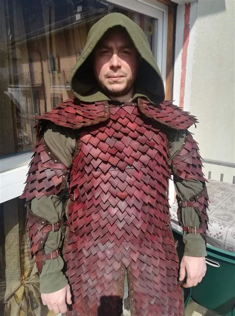 Diy Leather Scale Armor Ive Just Finished Rlarp