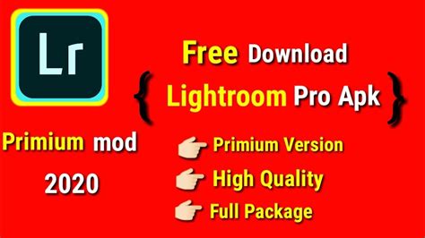 Adobe lightroom mobile premium apk download. Lightroom Apk Premium Pro version 2020 || Unlock version ...