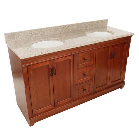 Part 6 of this series shows how we installed the granite bathroom vanity top and the problems we encountered. Home Decorators Collection Naples 61 in. W x 22 in. D ...