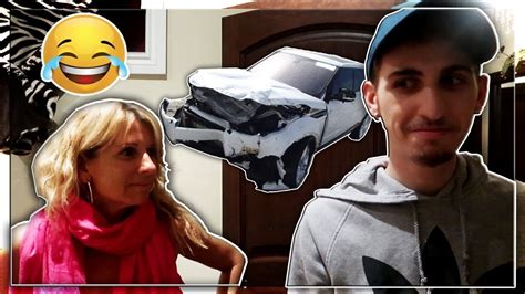 Crashing My Moms New Car Prankextremely Mad Youtube