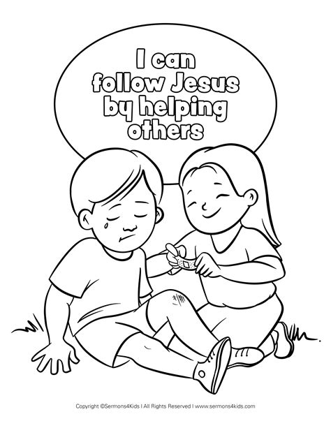 Follow Jesus By Helping Others Childrens Sermons From Sermons4kids